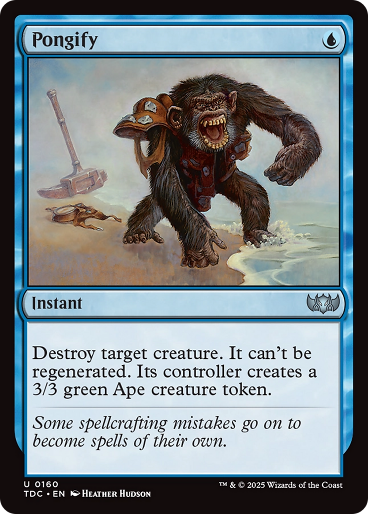 Pongify (TDC-160) - Commander: Tarkir: Dragonstorm