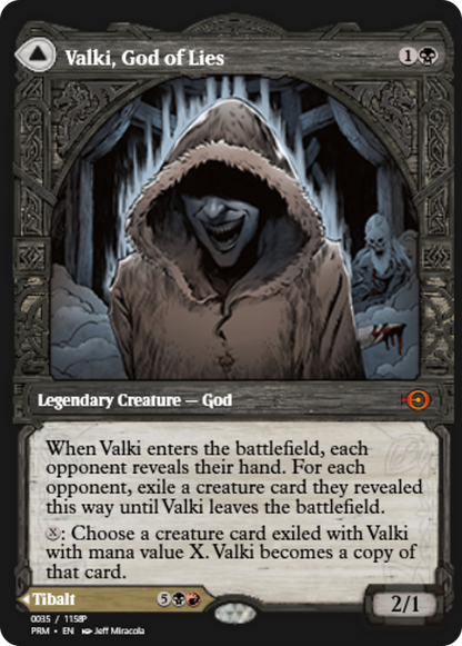Valki, God of Lies // Tibalt, Cosmic Impostor (PRM-88270) - Magic Online Promos Foil