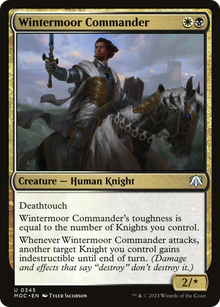 Wintermoor Commander⁣ - Commander: March of the Machine⁣ (Uncommon)⁣ [345]