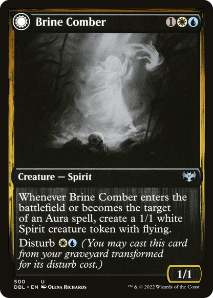 Brine Comber (DBL-500) - Innistrad: Double Feature: (Double Faced Transform) Foil