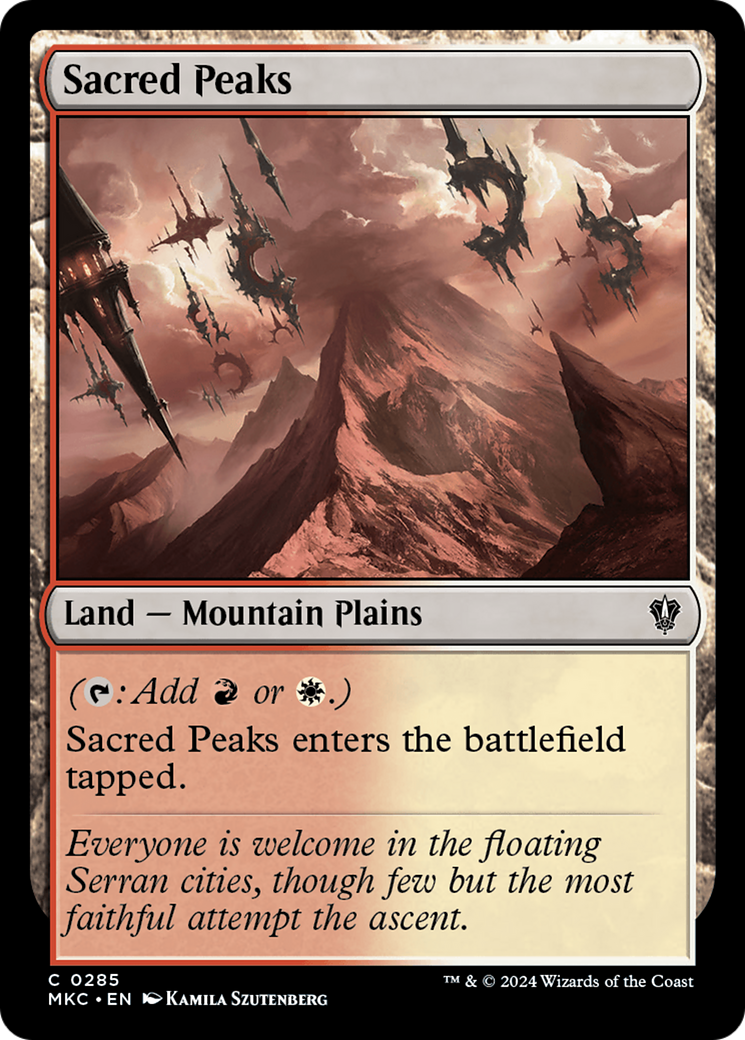 Sacred Peaks⁣ - Commander: Murders at Karlov Manor⁣ (Common)⁣ [285]