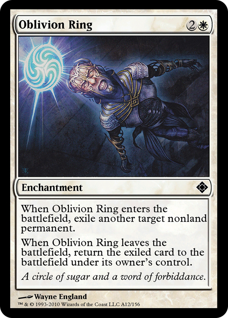 Oblivion Ring (TD0-A12) - Magic Online Theme Decks