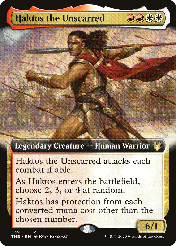 Haktos the Unscarred⁣ - Theros Beyond Death: Extras⁣ (Rare)⁣ [339]