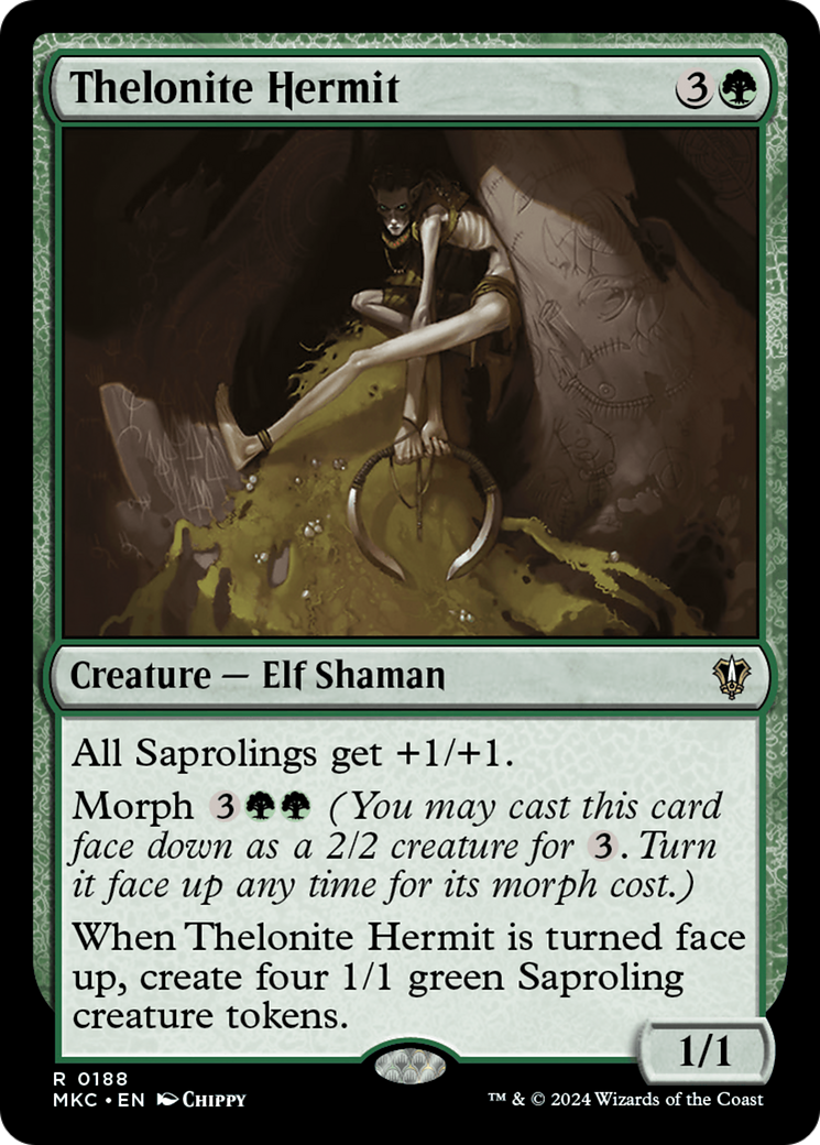Thelonite Hermit⁣ - Commander: Murders at Karlov Manor⁣ (Rare)⁣ [188]