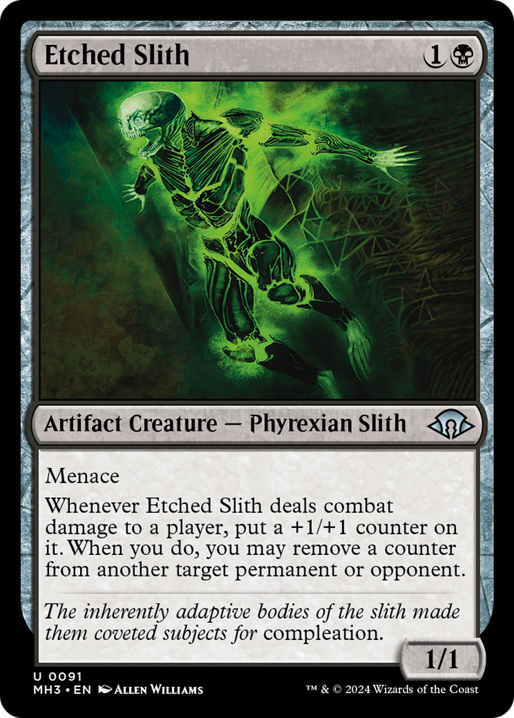 Etched Slith⁣ - Modern Horizons 3⁣ (Uncommon)⁣ [91]