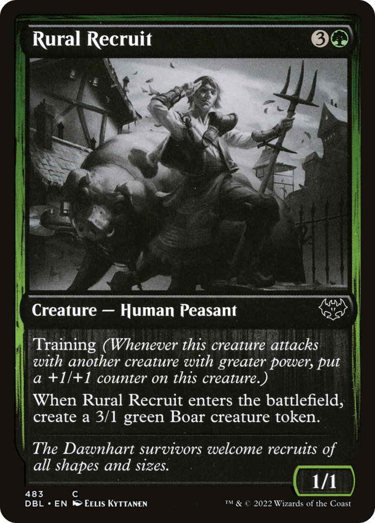 Rural Recruit (DBL-483) - Innistrad: Double Feature Foil
