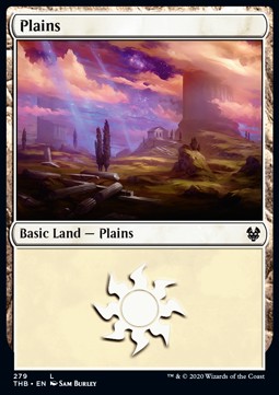 Plains (V.2)⁣ - Theros Beyond Death: Extras⁣ (Land)⁣ [279]