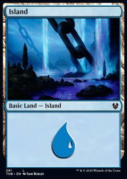 Island (V.2)⁣ - Theros Beyond Death: Extras⁣ (Land)⁣ [281]