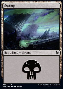 Swamp (V.2)⁣ - Theros Beyond Death: Extras⁣ (Land)⁣ [283]