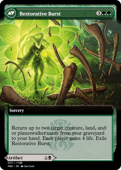 Pestilent Cauldron // Restorative Burst (PRM-90232) - Magic Online Promos