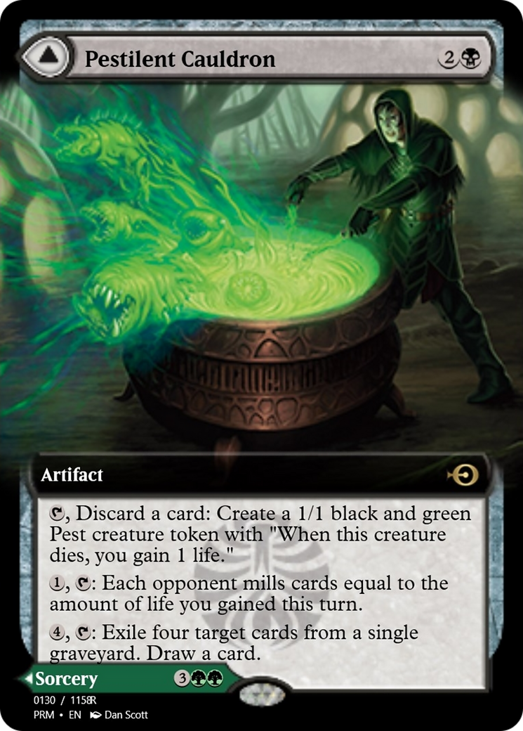 Pestilent Cauldron // Restorative Burst (PRM-90232) - Magic Online Promos Foil