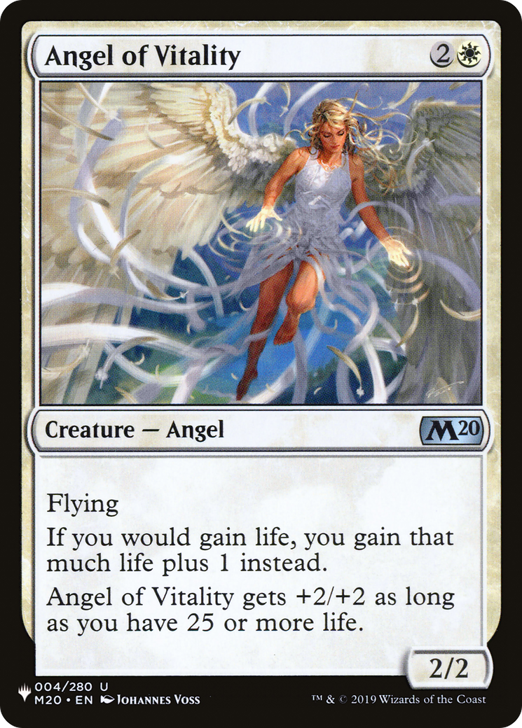 Angel of Vitality (LIST-M20-4) - The List Foil