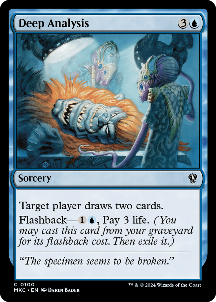 Deep Analysis⁣ - Commander: Murders at Karlov Manor⁣ (Common)⁣ [100]