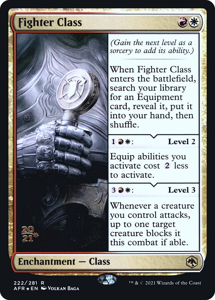 Fighter Class (PRE-222S) - Adventures in the Forgotten Realms Promos Foil