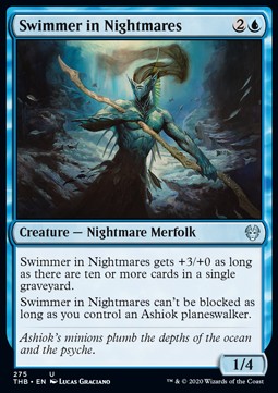 Swimmer in Nightmares⁣ - Theros Beyond Death: Extras⁣ (Uncommon)⁣ [275]