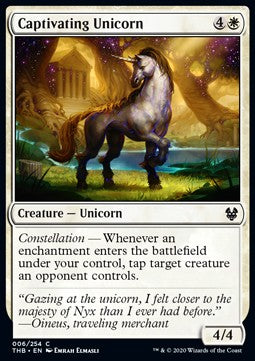 Captivating Unicorn⁣ - Theros Beyond Death⁣ (Common)⁣ [6]