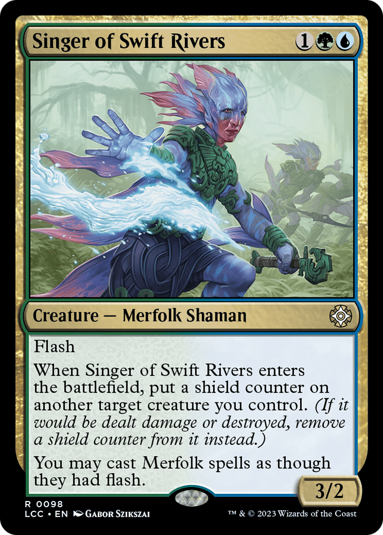 Singer of Swift Rivers⁣ - Commander: The Lost Caverns of Ixalan⁣ (Rare)⁣ [98]