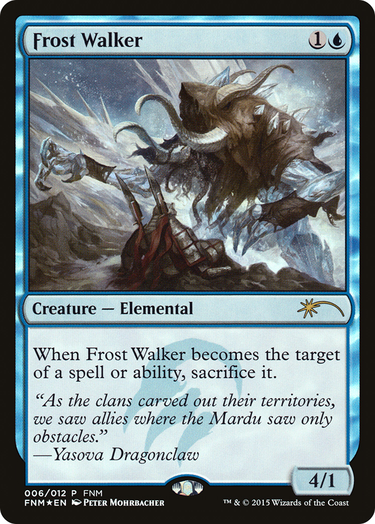 Frost Walker (FNM-006) - Friday Night Magic 2015 Foil