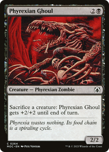 Phyrexian Ghoul⁣ - Commander: March of the Machine⁣ (Common)⁣ [264]