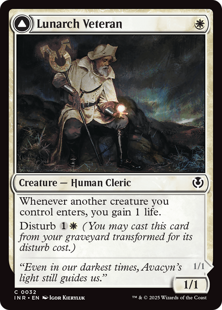 Lunarch Veteran // Luminous Phantom (INR-032) - Innistrad Remastered Foil