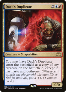 Dack's Duplicate⁣ - Double Masters 2022⁣ (Rare)⁣ [198]