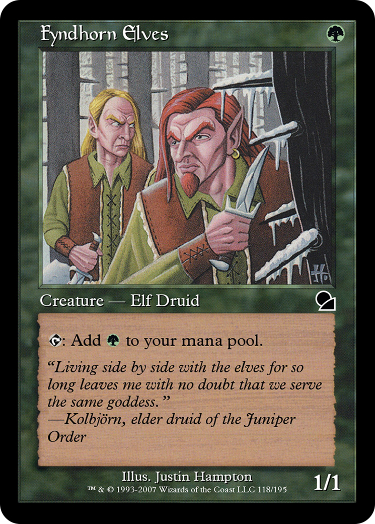 Fyndhorn Elves (ME1-118) - Masters Edition