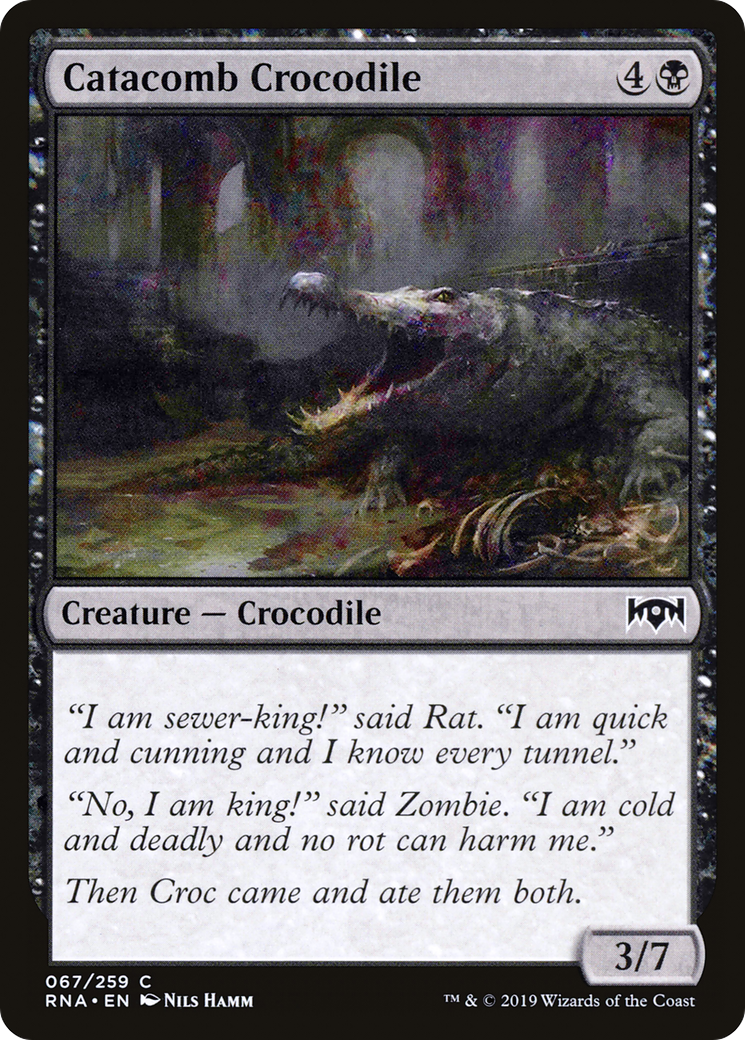 Catacomb Crocodile (RNA-067) - Ravnica Allegiance Foil