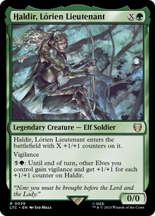 Haldir, Lórien Lieutenant⁣ - Commander: The Lord of the Rings: Tales of Middle-earth⁣ (Rare)⁣ [39]