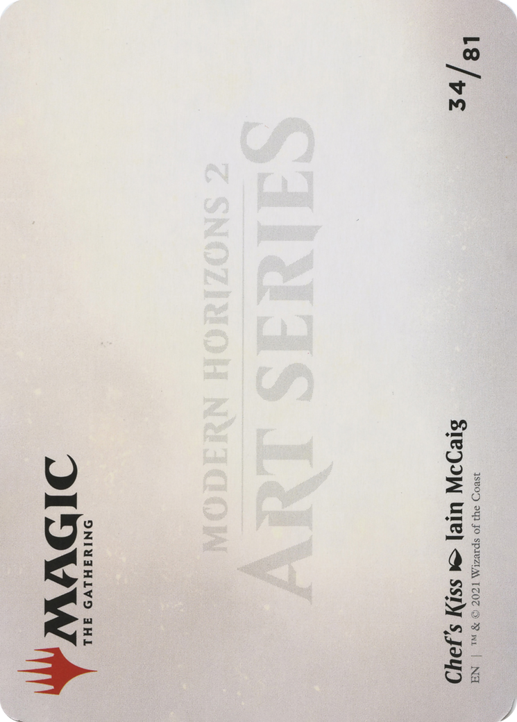 Chef's Kiss // Chef's Kiss (AMH2-034) - Modern Horizons 2 Art Series (Borderless)