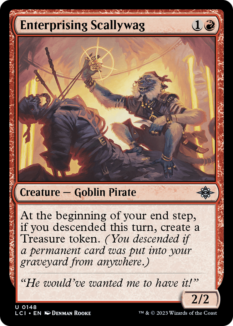 Enterprising Scallywag⁣ - The Lost Caverns of Ixalan⁣ (Uncommon)⁣ [148]