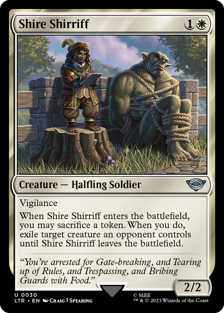 Shire Shirriff⁣ - The Lord of the Rings: Tales of Middle-earth⁣ (Uncommon)⁣ [30]