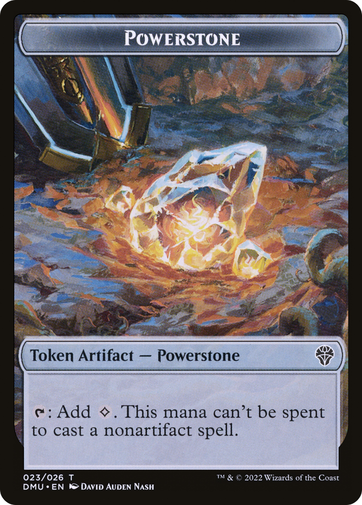 Powerstone Token (DMU-023) - Dominaria United Tokens Foil