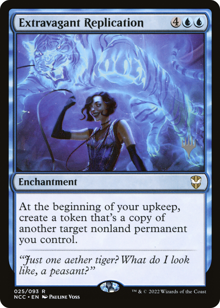 Extravagant Replication (PPSNC-25P) - New Capenna Commander Promos Foil
