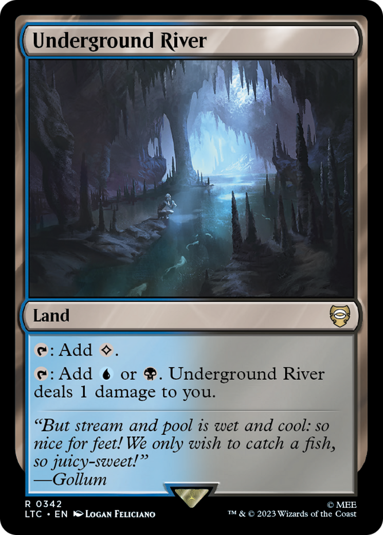 Underground River⁣ - Commander: The Lord of the Rings: Tales of Middle-earth⁣ (Rare)⁣ [342]