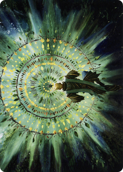 Verdant Mastery // Verdant Mastery (ASTX-019) - Strixhaven Art Series (Borderless) Foil
