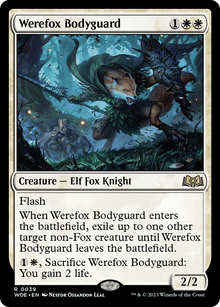 Werefox Bodyguard (WOE-039) - Wilds of Eldraine
