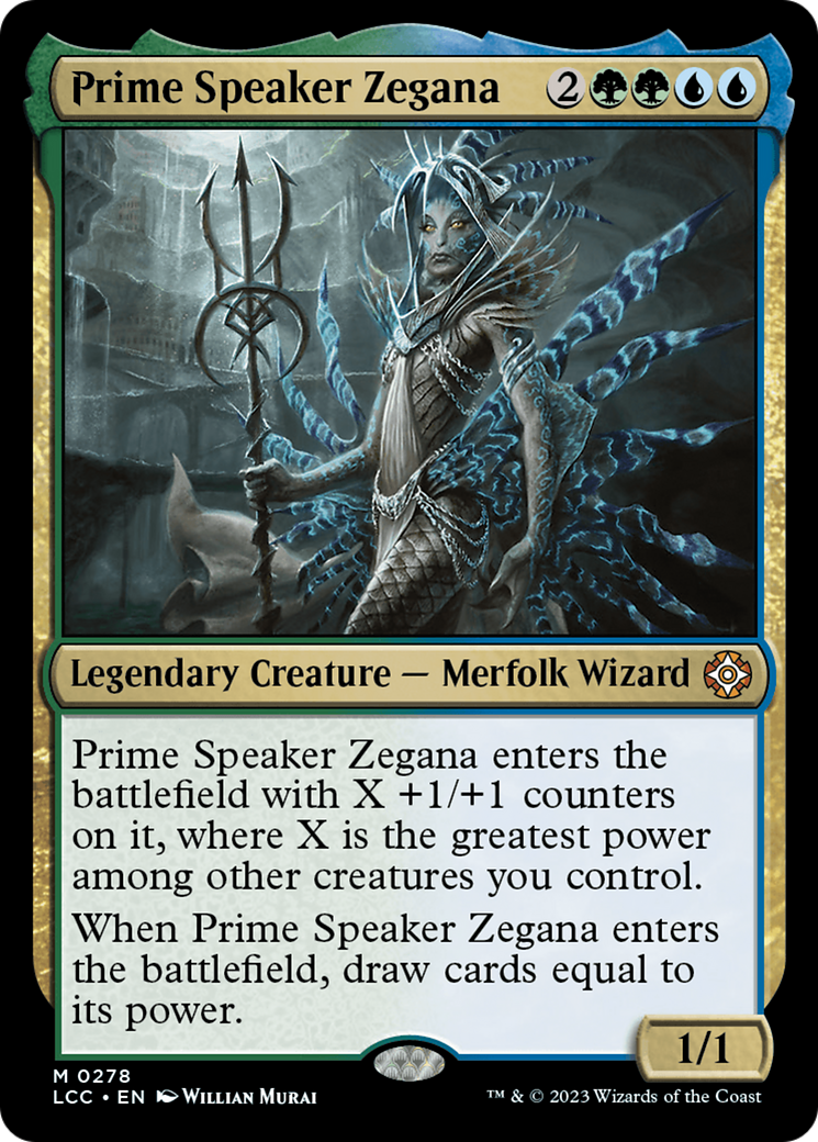 Prime Speaker Zegana⁣ - Commander: The Lost Caverns of Ixalan⁣ (Mythic)⁣ [278]
