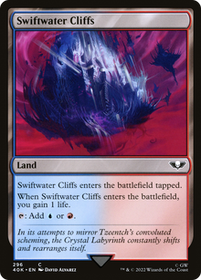 Swiftwater Cliffs⁣ - Universes Beyond: Warhammer 40,000⁣ (Common)⁣ [296]