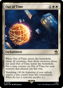 Out of Time⁣ - Universes Beyond: Doctor Who⁣ (Rare)⁣ [209]