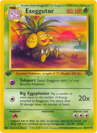 Exeggutor 035/64  - Unlimited Jungle - Uncommon