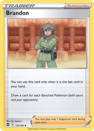 Brandon 151/195  SWSH12 Silver Tempest - Uncommon