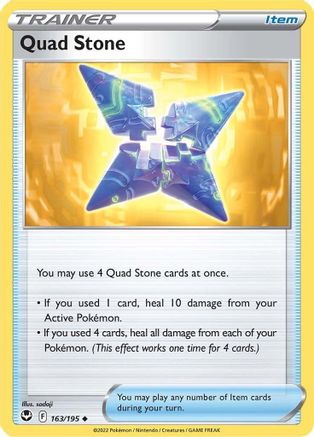 Quad Stone 163/195  SWSH12 Silver Tempest - Uncommon