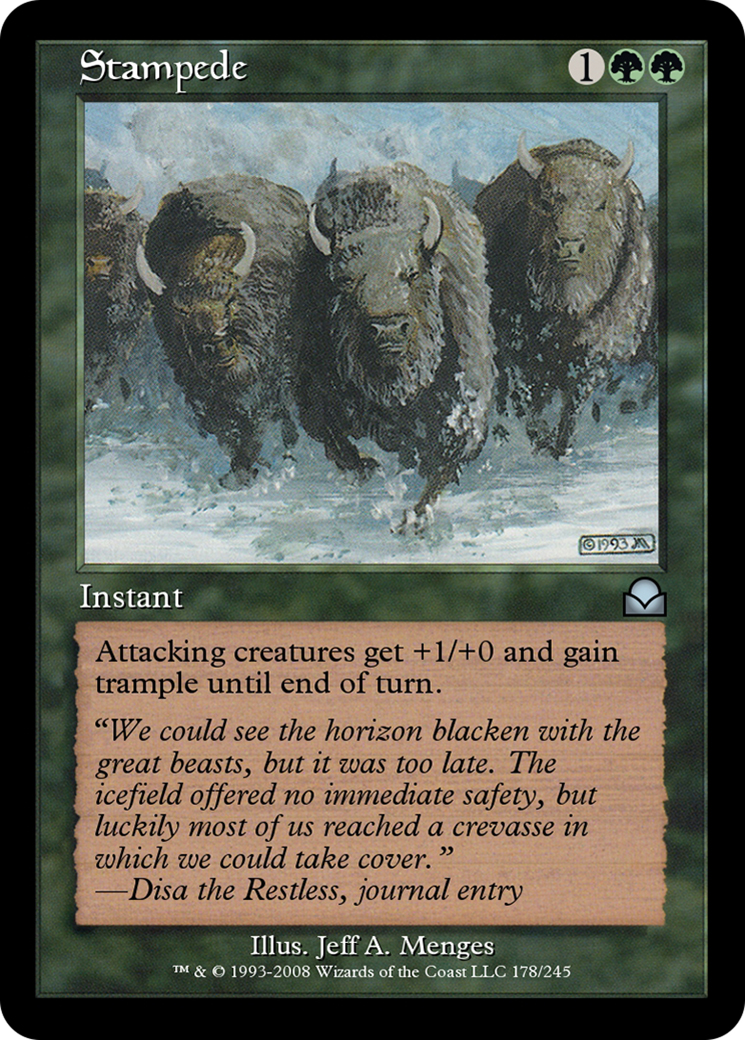 Stampede (ME2-178) - Masters Edition II Foil