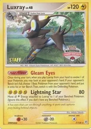Luxray 007/130  League & Championship Cards - Promo