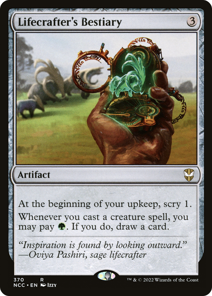 Lifecrafter's Bestiary⁣ - Commander: Streets of New Capenna⁣ (Rare)⁣ [370]