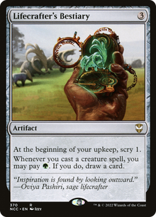 Lifecrafter's Bestiary⁣ - Commander: Streets of New Capenna⁣ (Rare)⁣ [370]