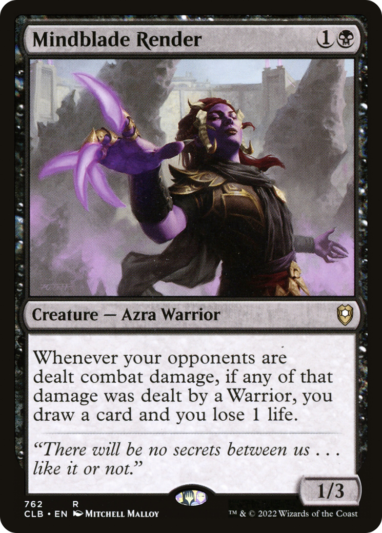 Mindblade Render⁣ - Commander Legends: Battle for Baldur's Gate: Extras⁣ (Rare)⁣ [762]