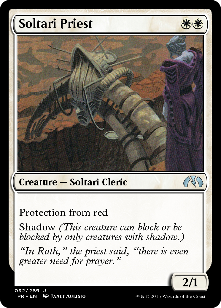 Soltari Priest (TPR-032) - Tempest Remastered Foil