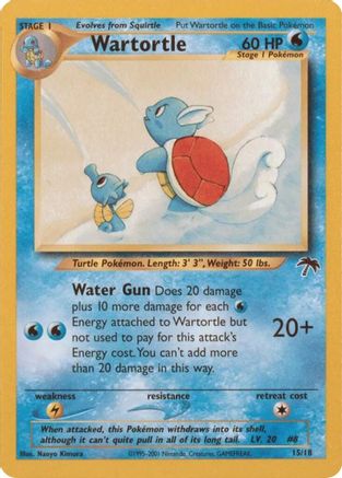Wartortle 015/18  Southern Islands - Promo