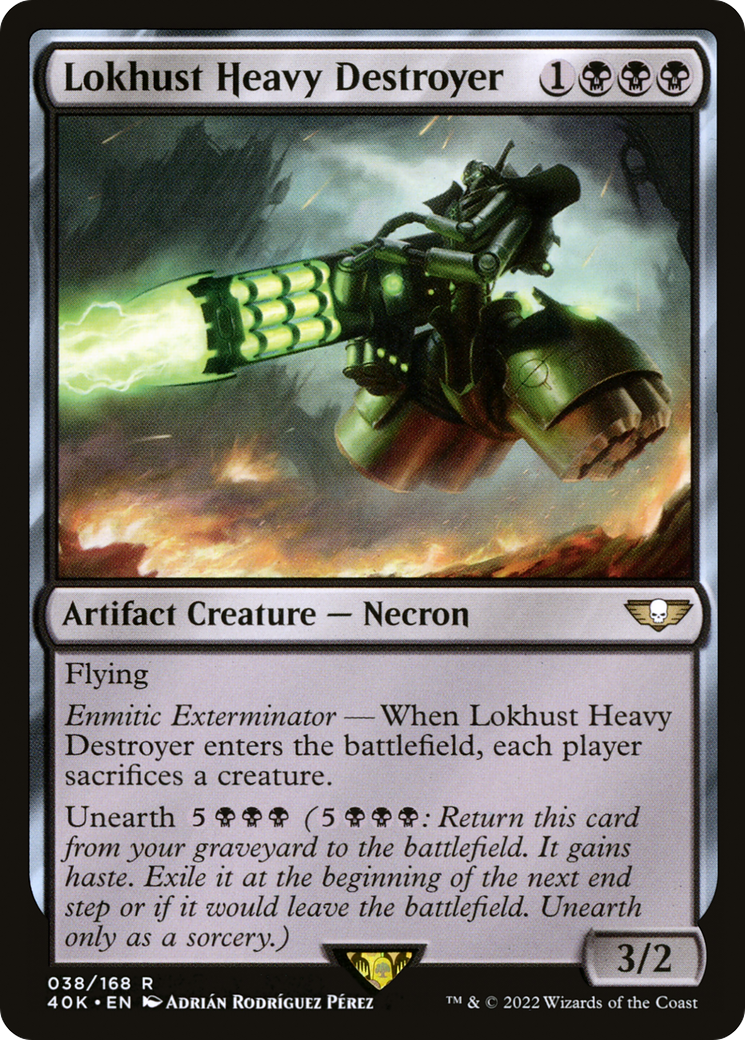 Lokhust Heavy Destroyer⁣ - Universes Beyond: Warhammer 40,000⁣ (Rare)⁣ [38]